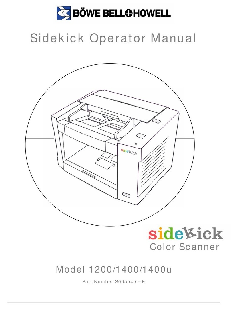 Bell and Howell Sidekick 1200 Operator's manual