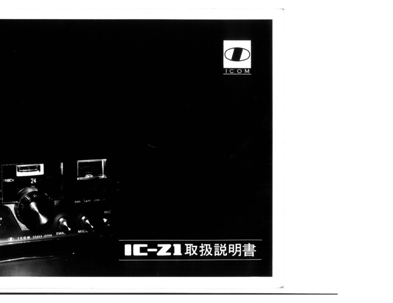 Icom IC-Z1 User manual