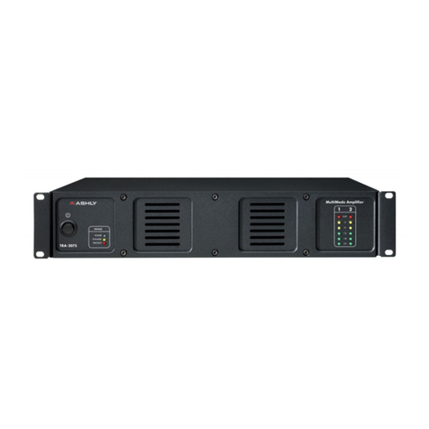 Ashly TRA-2075 User manual