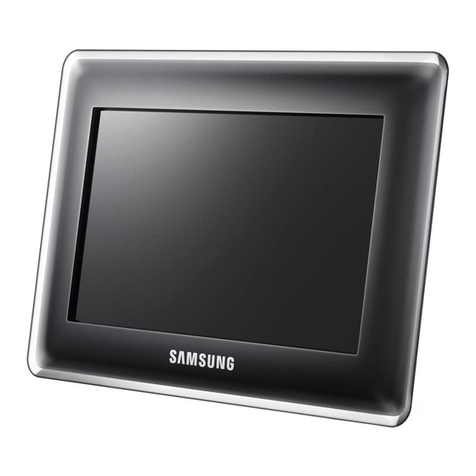 Samsung SPF-87H - Touch of Color Digital Photo Frame User manual