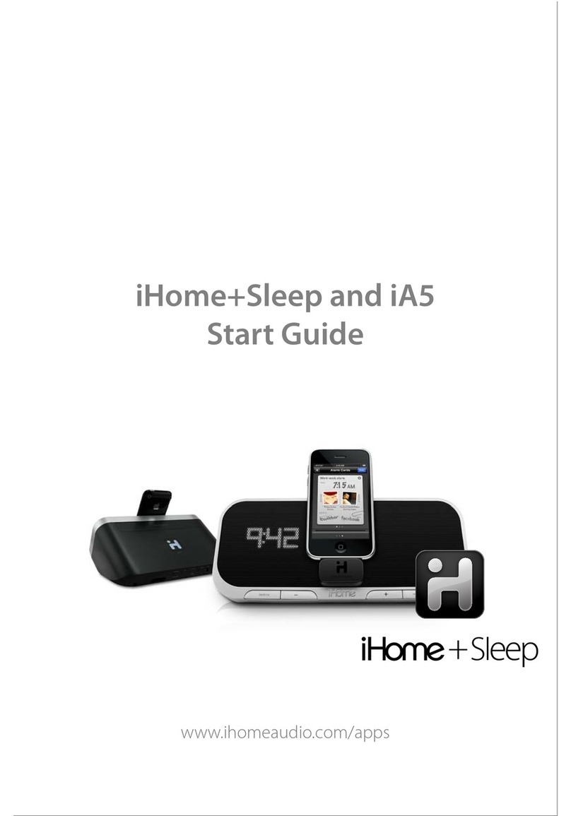 iHome iA5 Start guide
