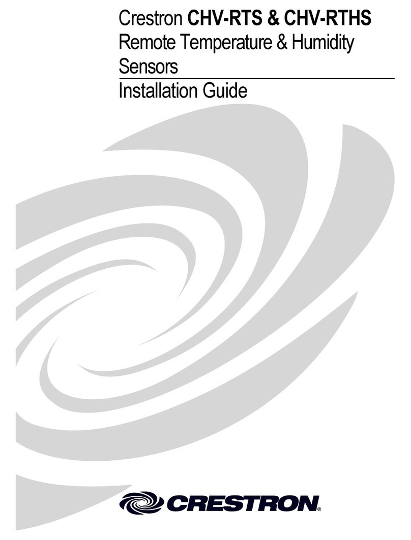 Crestron CHV-RTS installation guide