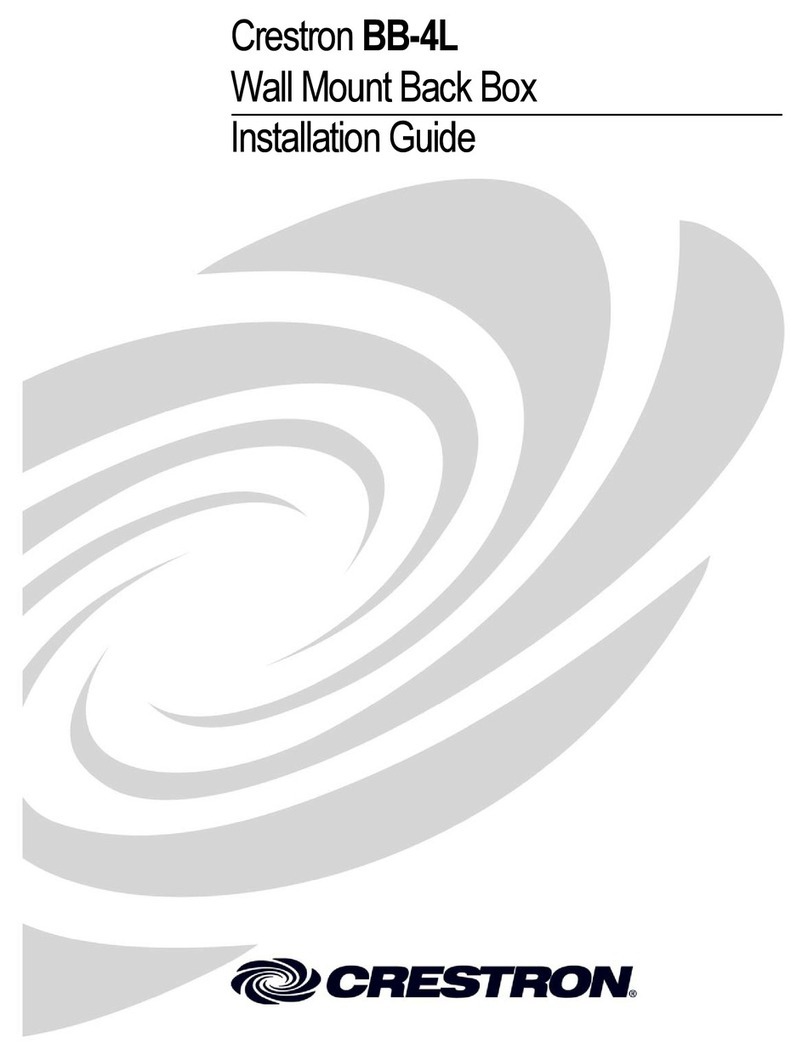 Crestron BB-4L installation guide