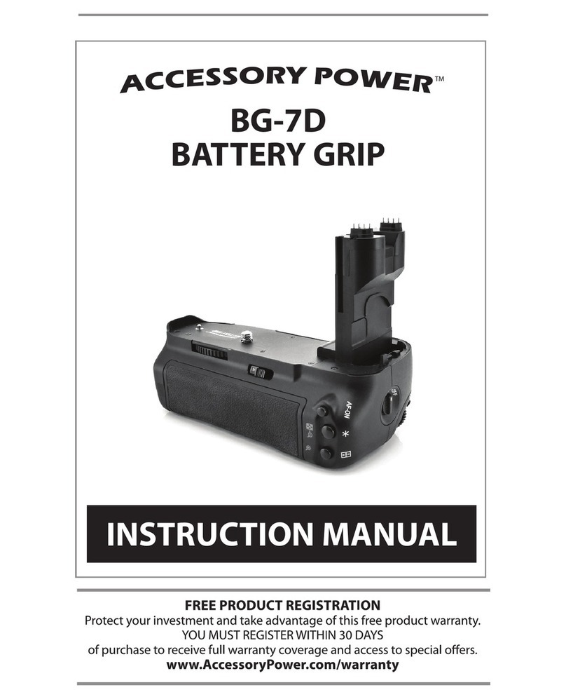 Accessory Power BG-7D User manual