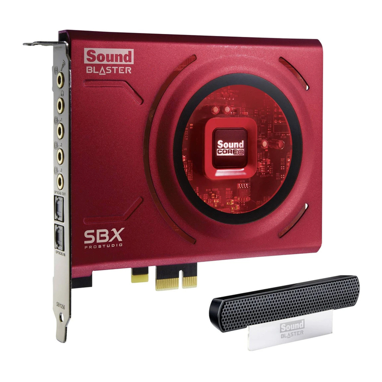 Creative SB1500 user guide