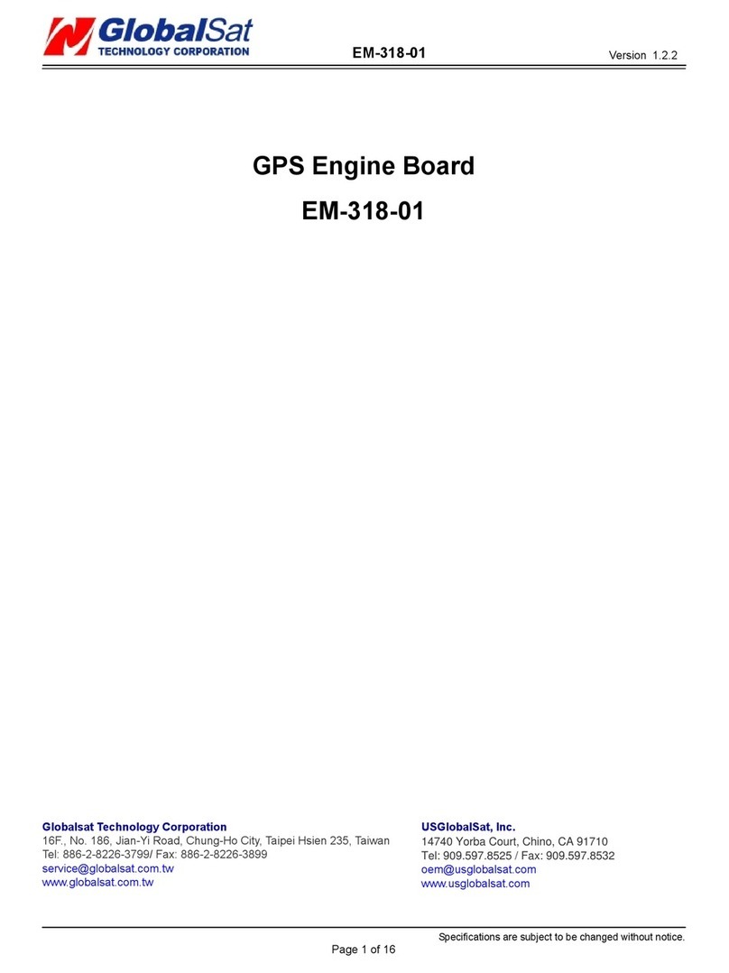 Global Sat EM-318-01 Specifications