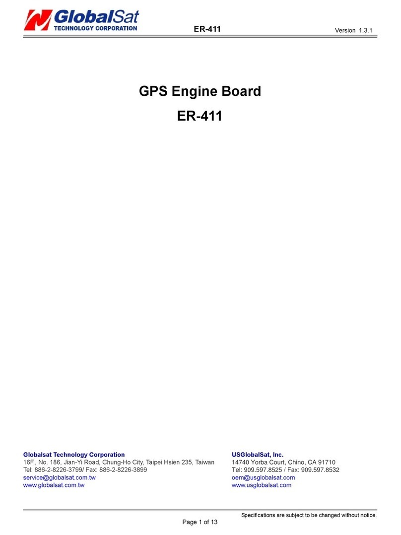 Global Sat ER-411 User manual Global Sat ER-411 User manual