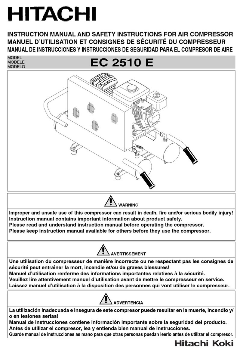 Hitachi EC 2510 E Operator's manual