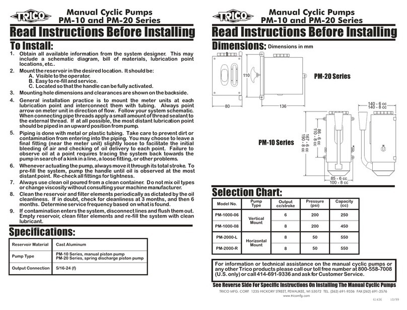 Trico PM-10 Series manual&nbsp;
