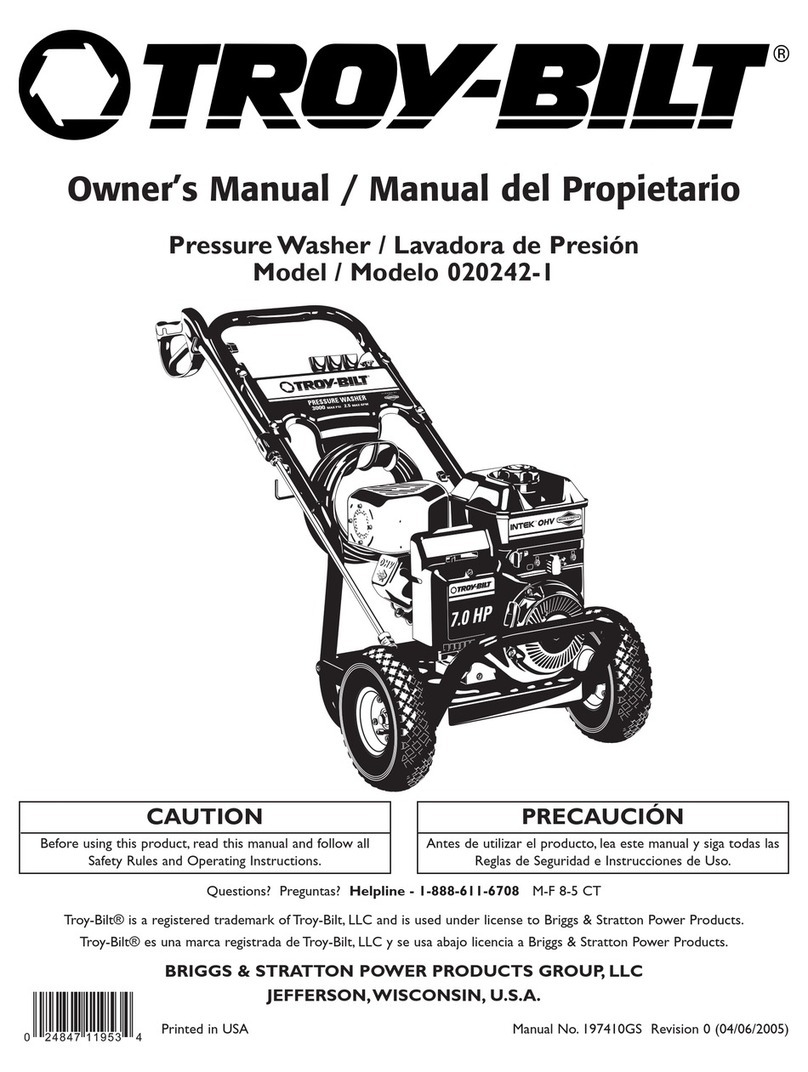 Troy-Bilt 0020242-1 User manual