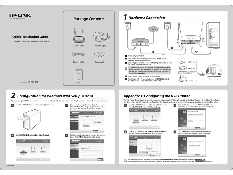 TP-Link TL-WR842ND User manual