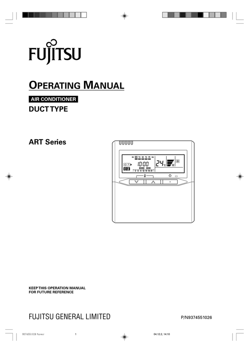 Fujitsu ART Series User manual Fujitsu ART Series User manual