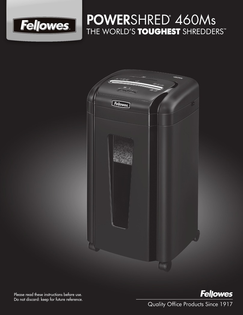 Fellowes 460Ms User manual