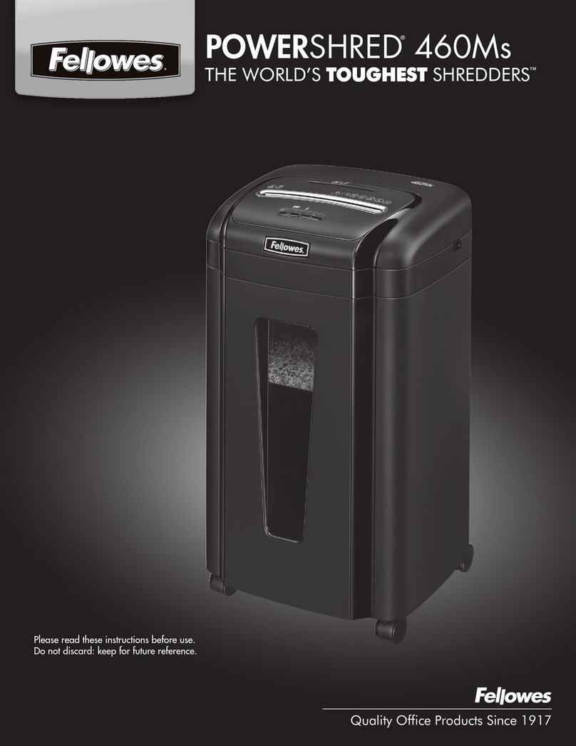 Fellowes 460Ms quick guide