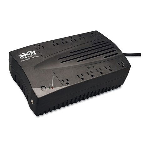 Tripp Lite AVR750U User manual