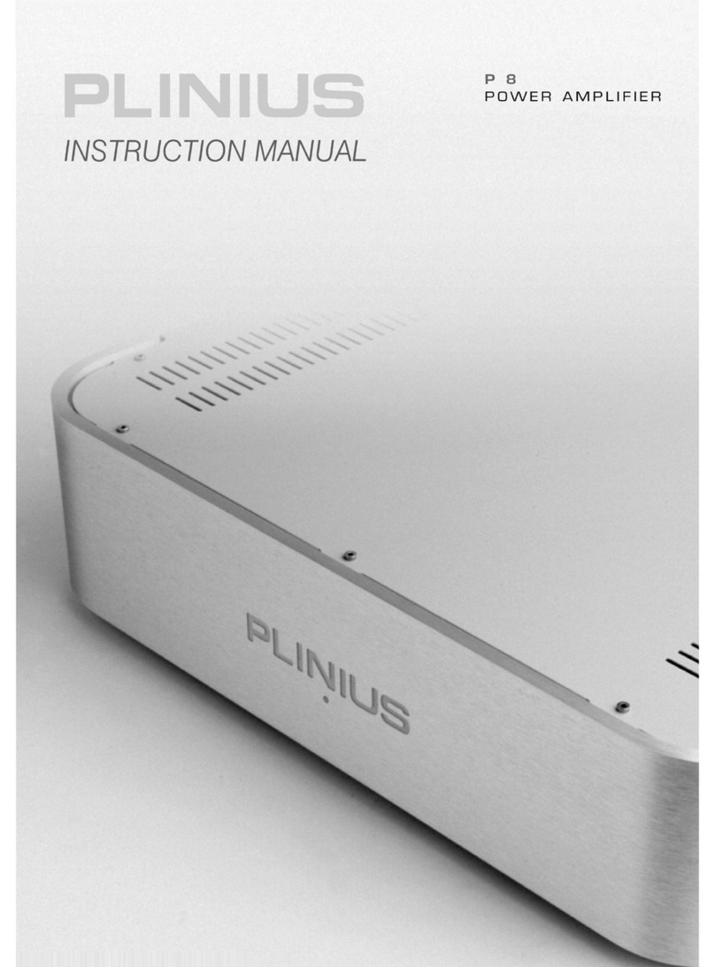 Plinius P8 User manual