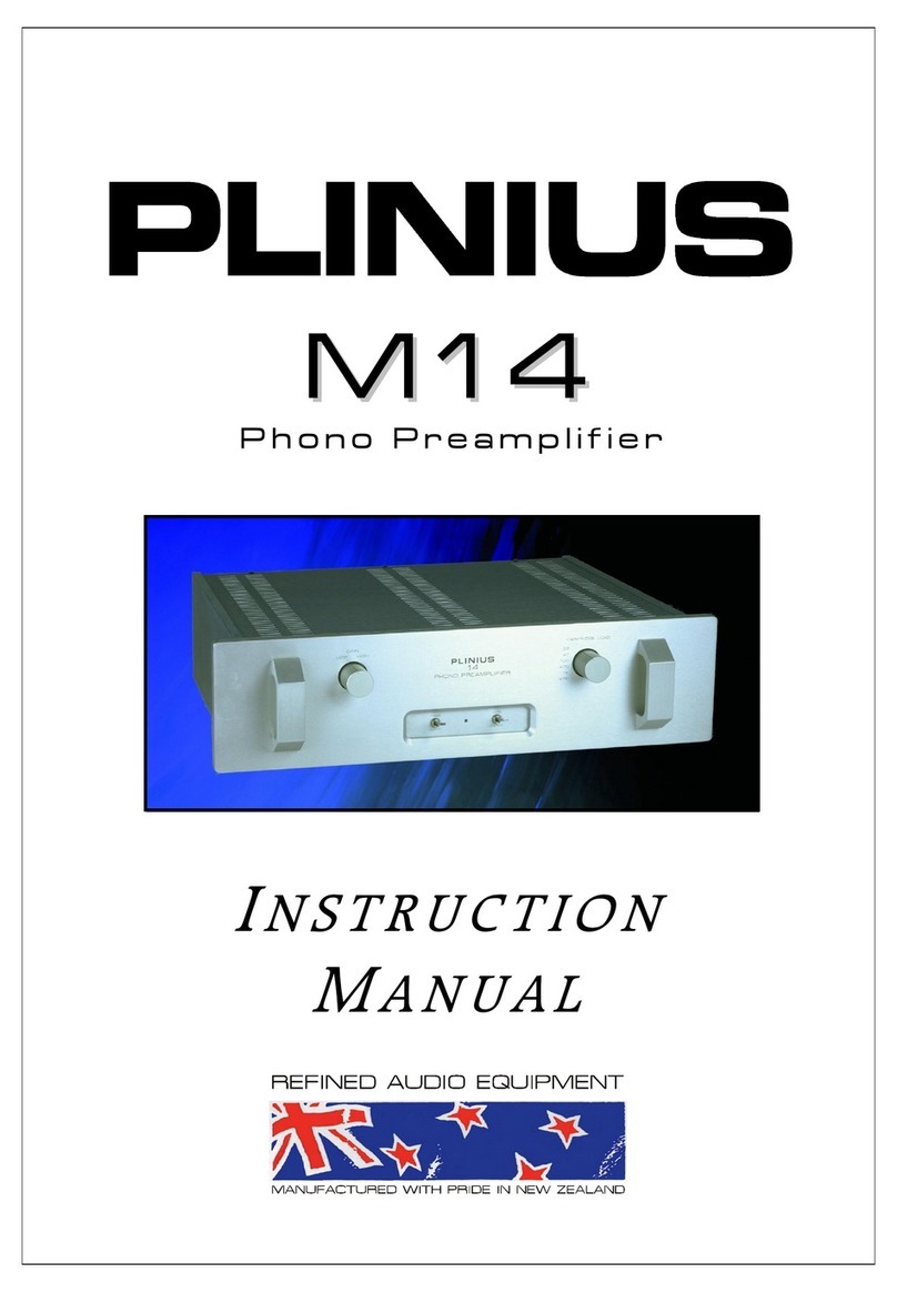 Plinius M14 User manual