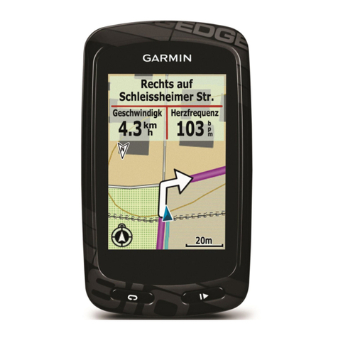 Garmin Edge 810 owner's manual