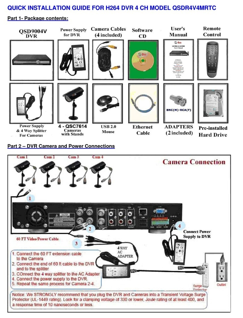 Q-See QSDR4V4MRTC User manual