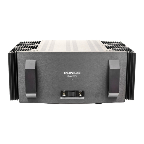 Plinius SA-100 Series User manual