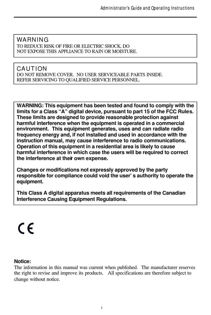 EverFocus PowerPlex EDR1600 Service manual