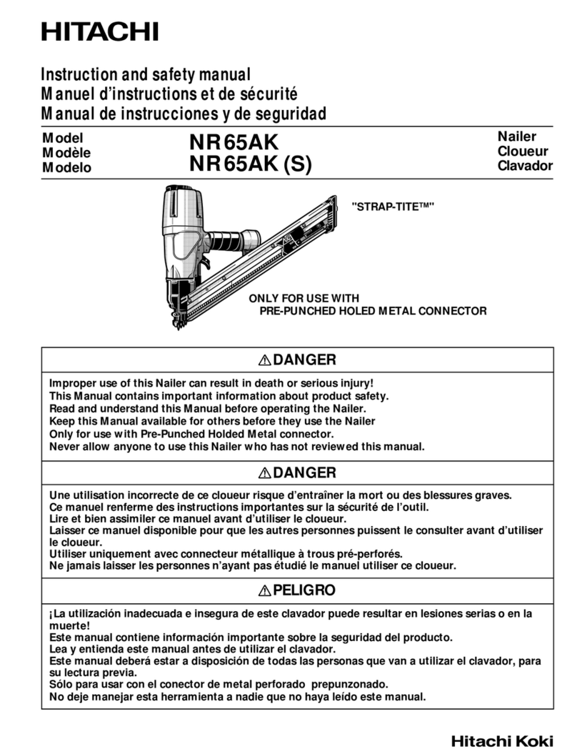 Hitachi NR 65AK Instruction Manual