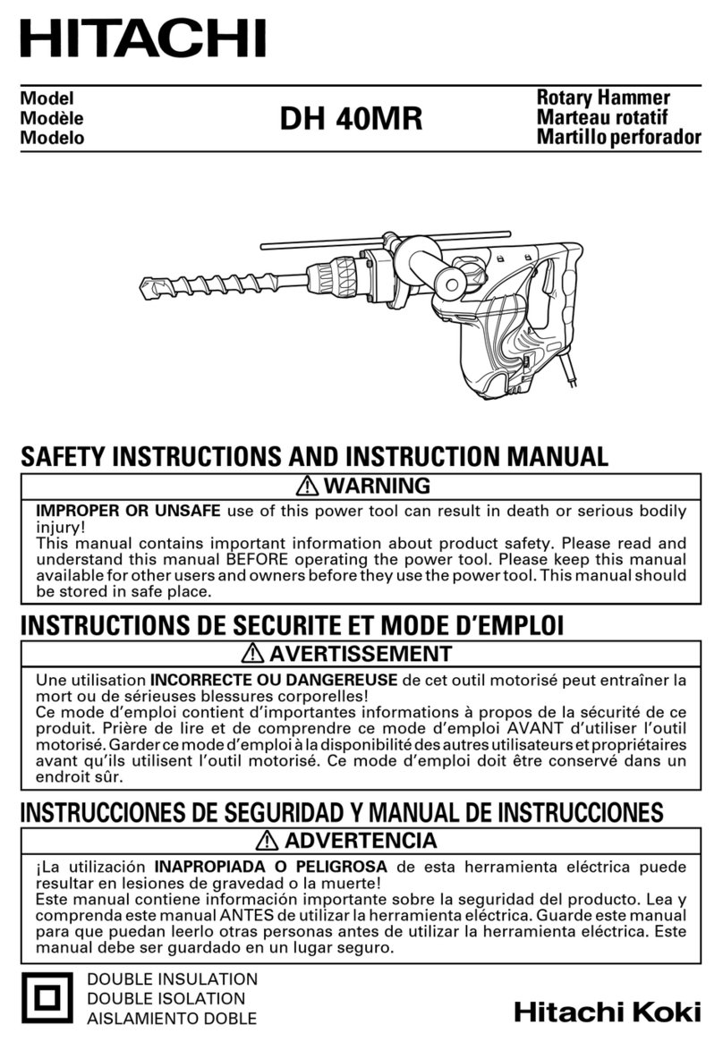 Hitachi DH 40MR Instruction Manual