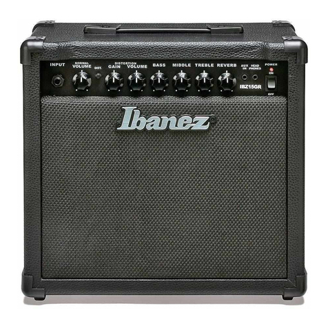 Ibanez IBZ15GR User manual