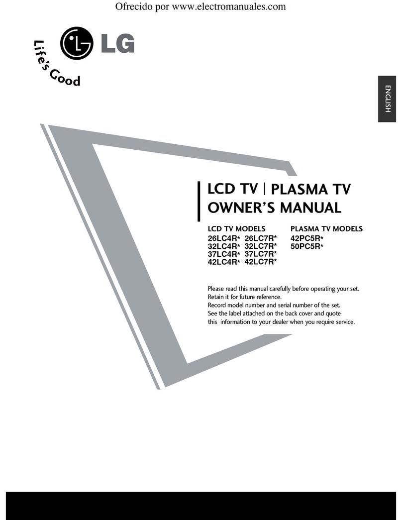LG 26LC4R Series User manual