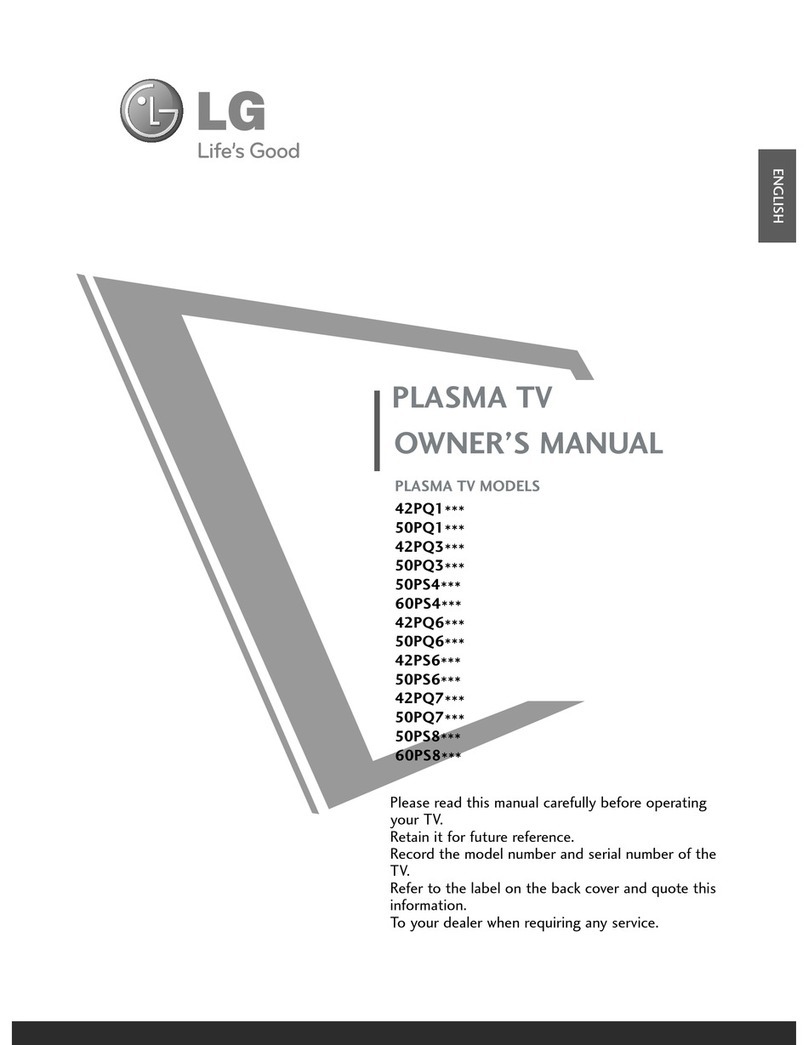 LG 42PQ1 Series User manual