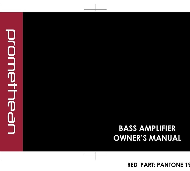 promethean Electric Guitar owner's manual