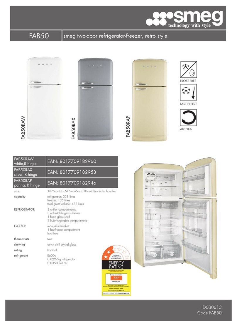 Smeg FAB50RAW User manual
