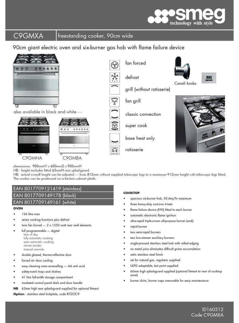 Smeg C9GMXA User manual