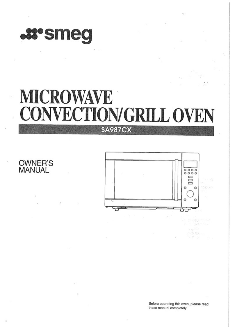 Smeg SA987CX owner's manual