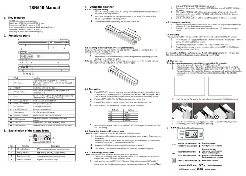 Easypix TSN510 manual&nbsp;