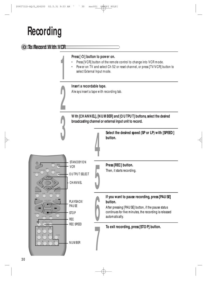 Daewoo SD-6200D Assembly instructions