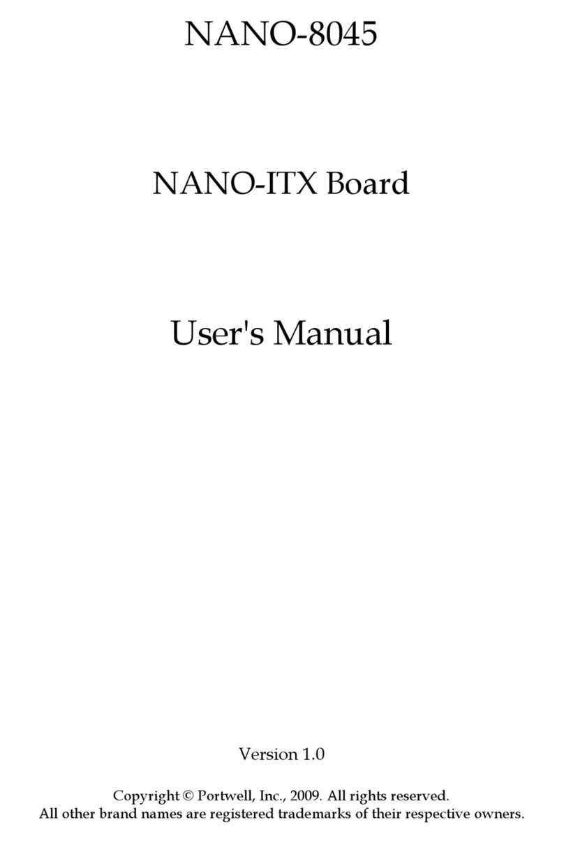 Portwell NANO-8045 User manual