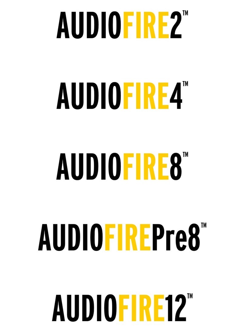 Echo Audio AudioFire2 owner's manual Echo Audio AudioFire2 owner's manual