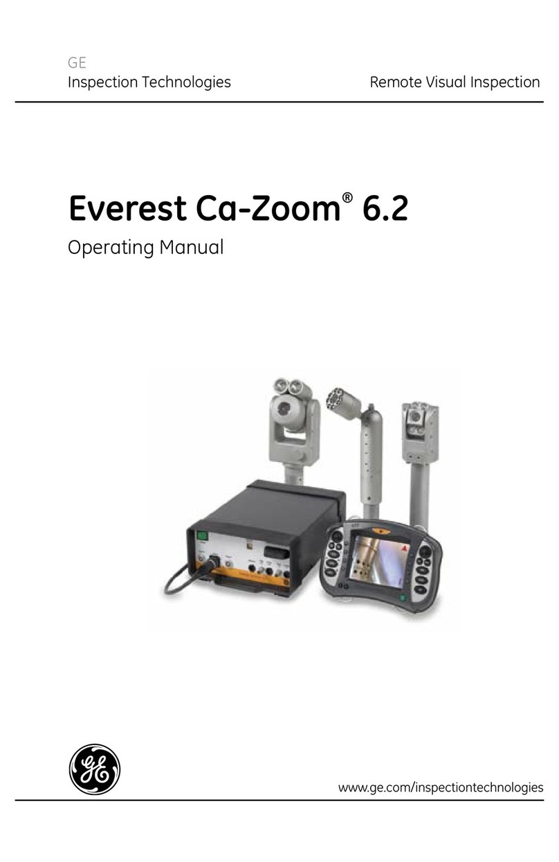 GE Everest Ca-Zoom 6.2 operating manual