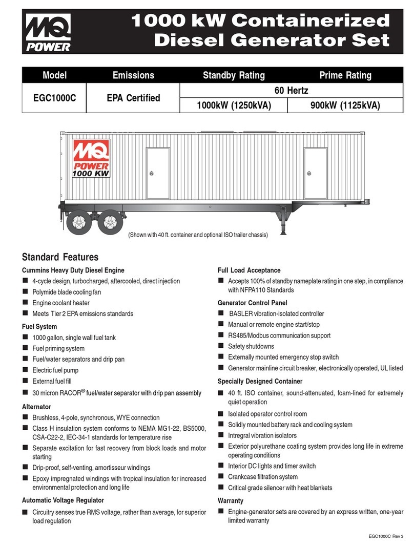 MQ Power EGC1000C User manual