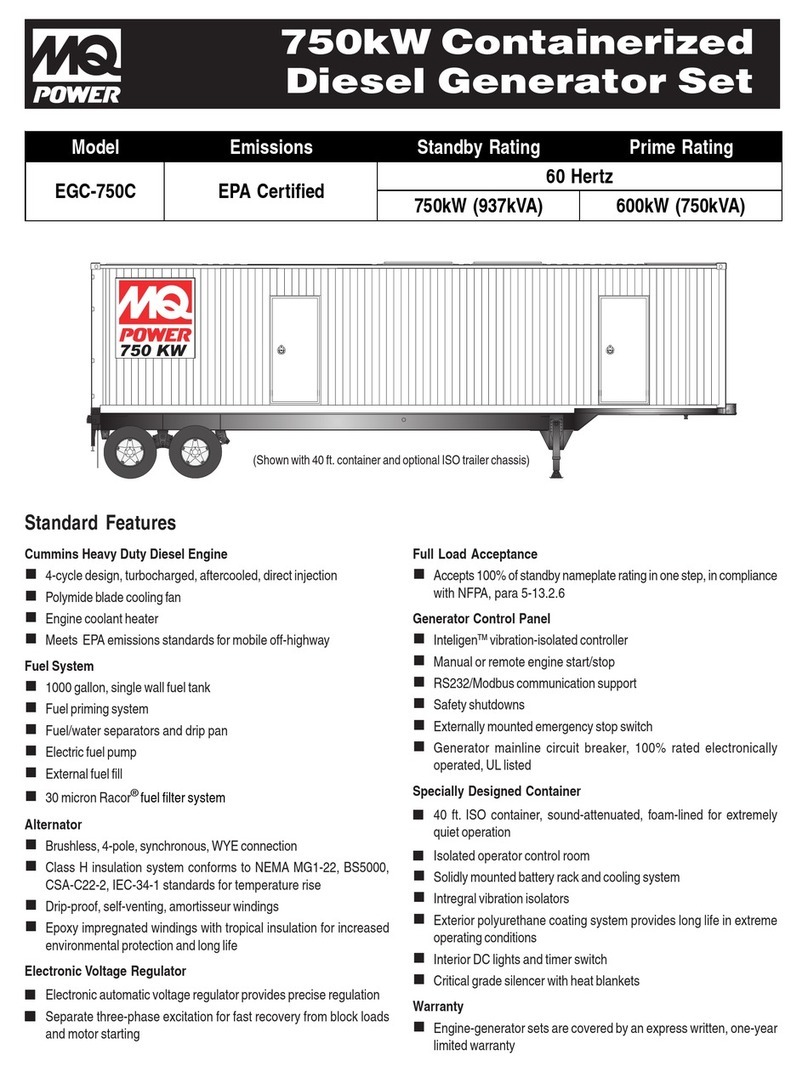MQ Power EGC-750C User manual