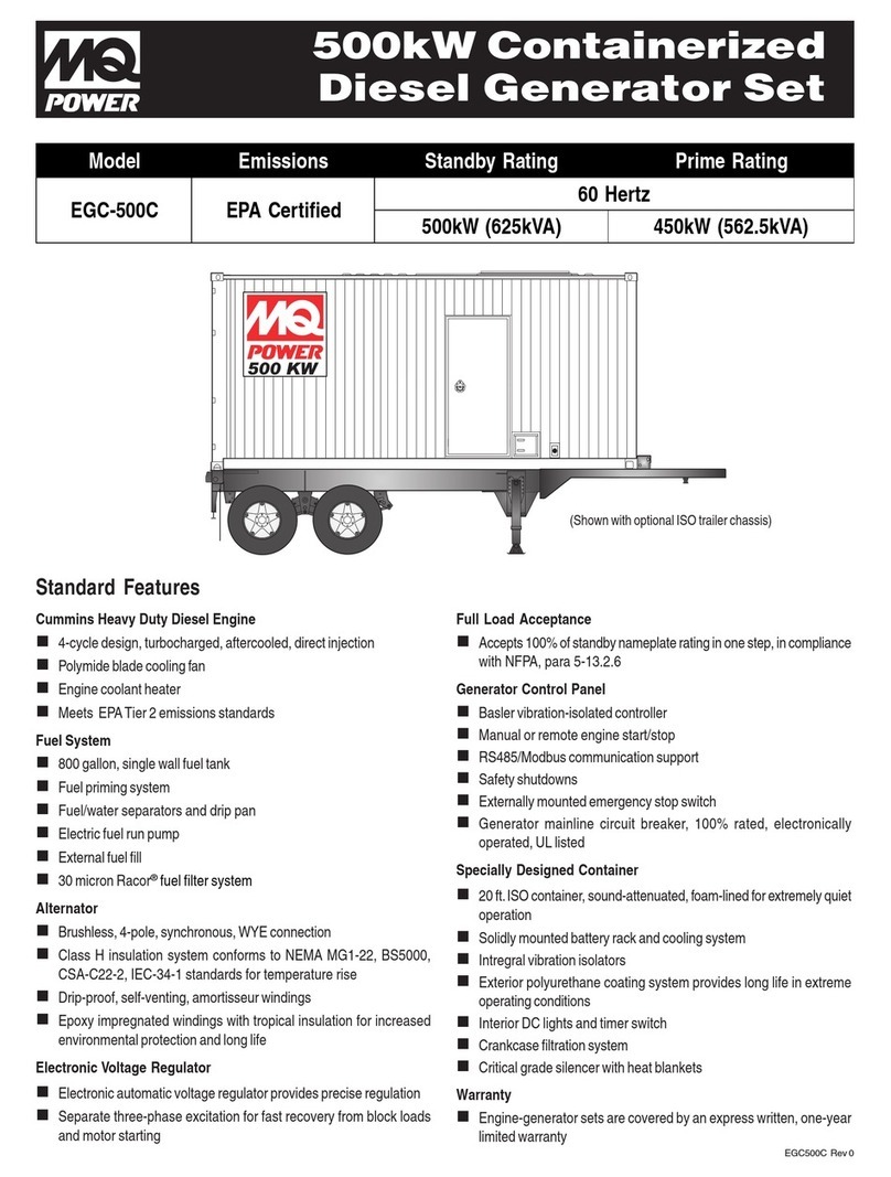 MQ Power EGC-500C User manual