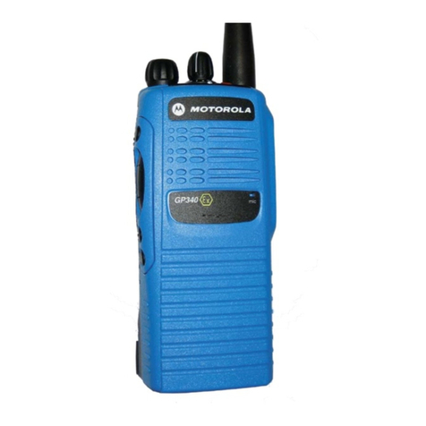 Motorola GP340 EX User manual