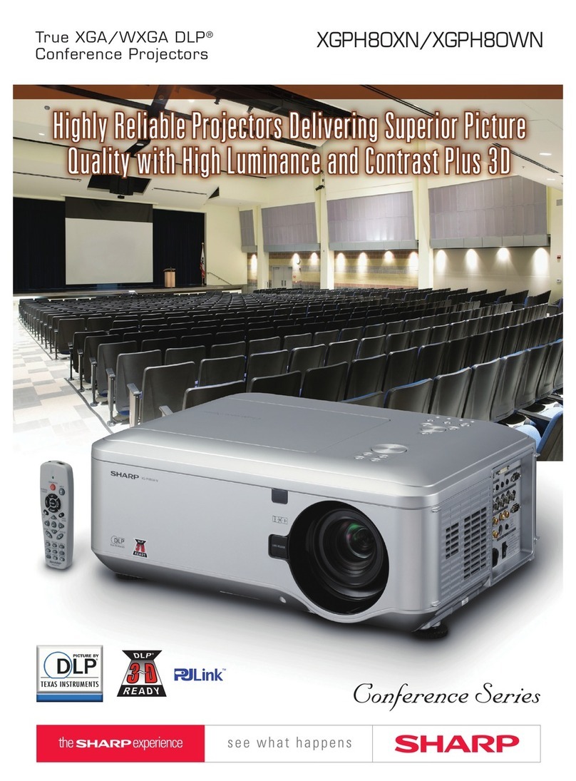 Sharp Conference Series XG-PH80X-N User manual