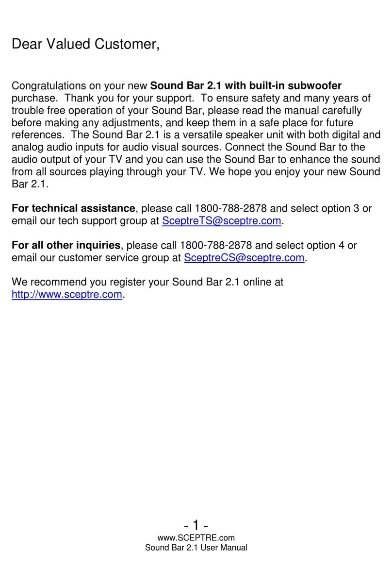 Sceptre SB301524 user manual