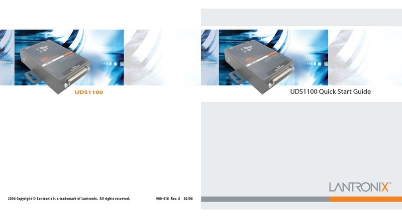 Lantronix UDS1100 quick start guide