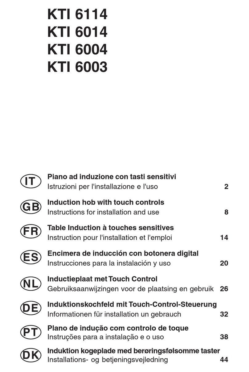 Merloni KTI 6114 Instructions for installation and use