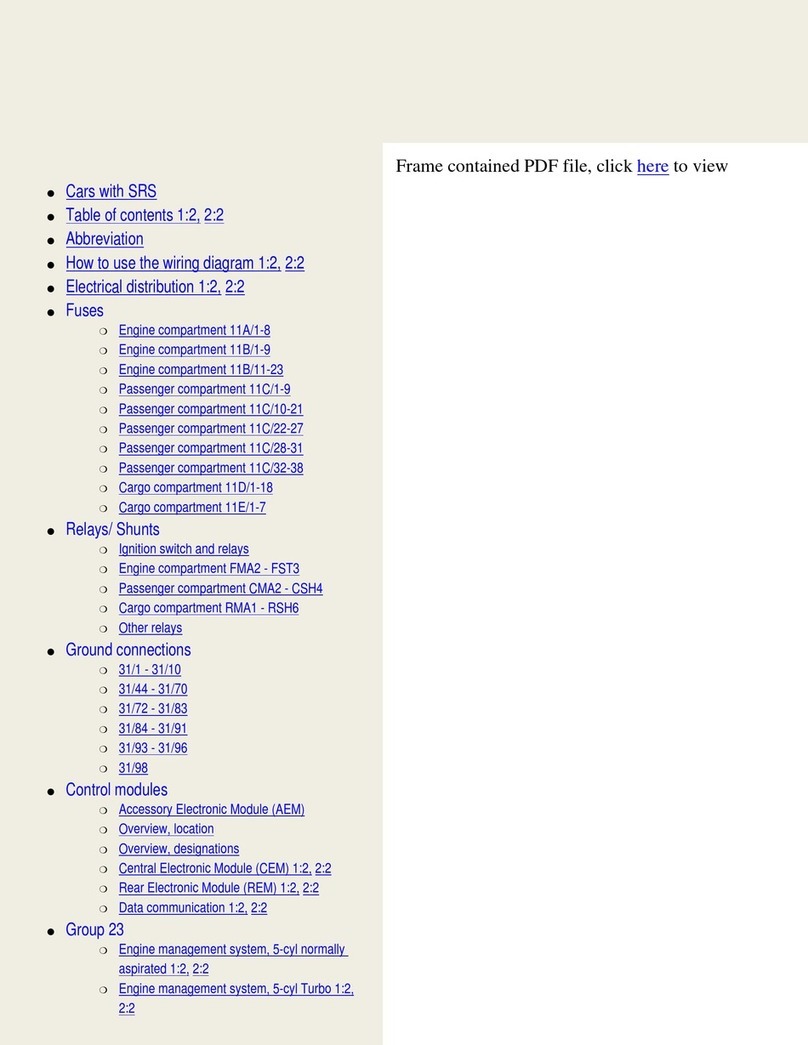 Volvo 2004 S60 Wiring diagram