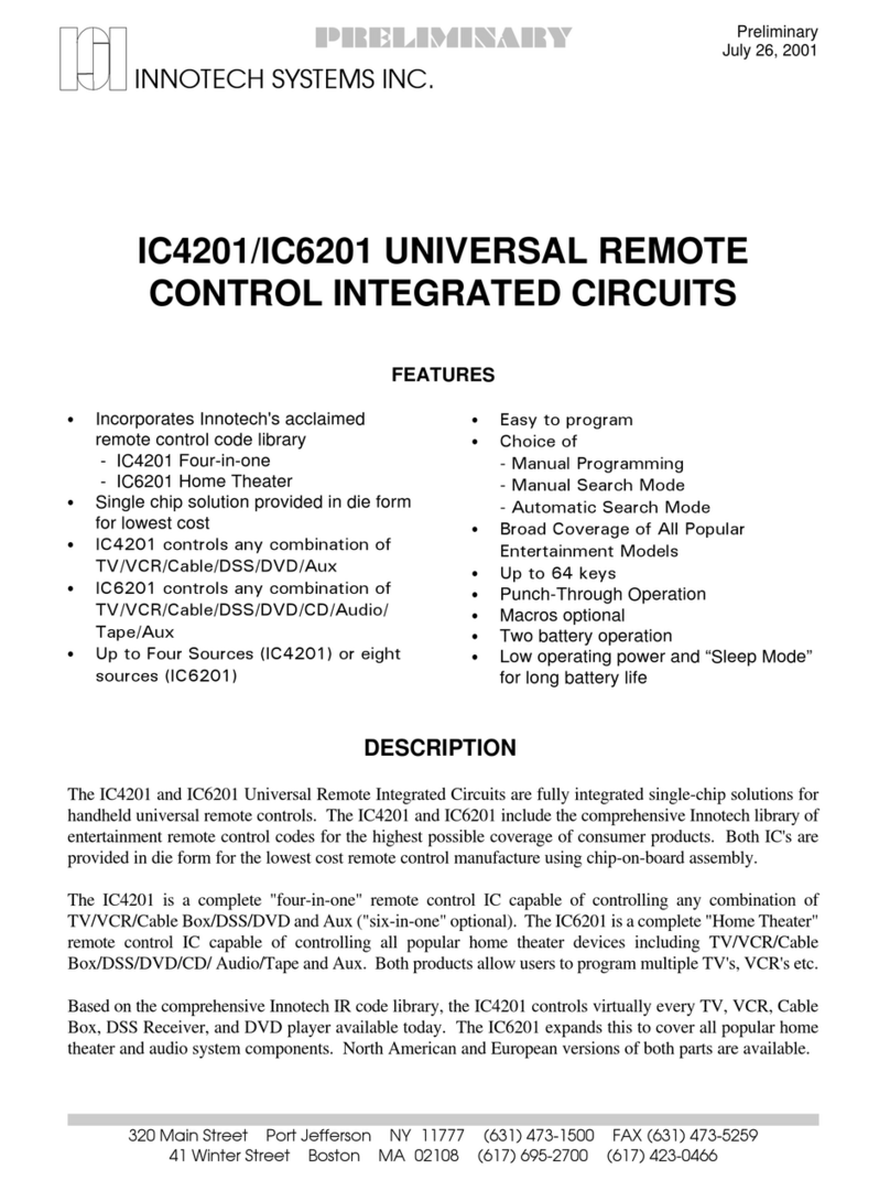 Innotech IC4201 Operating instructions