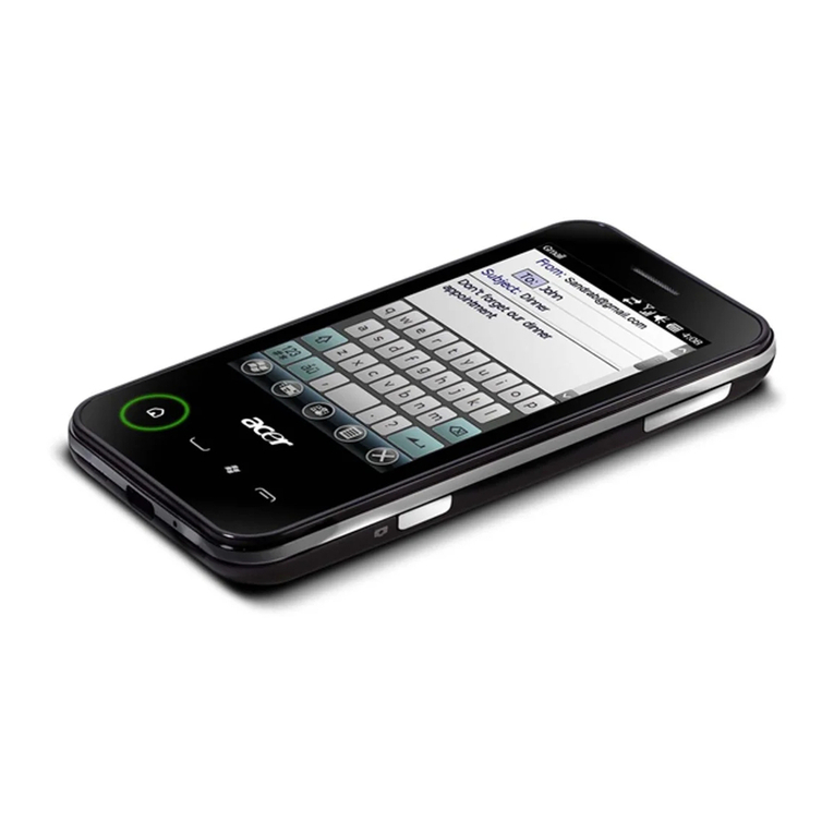 Acer P400 User manual